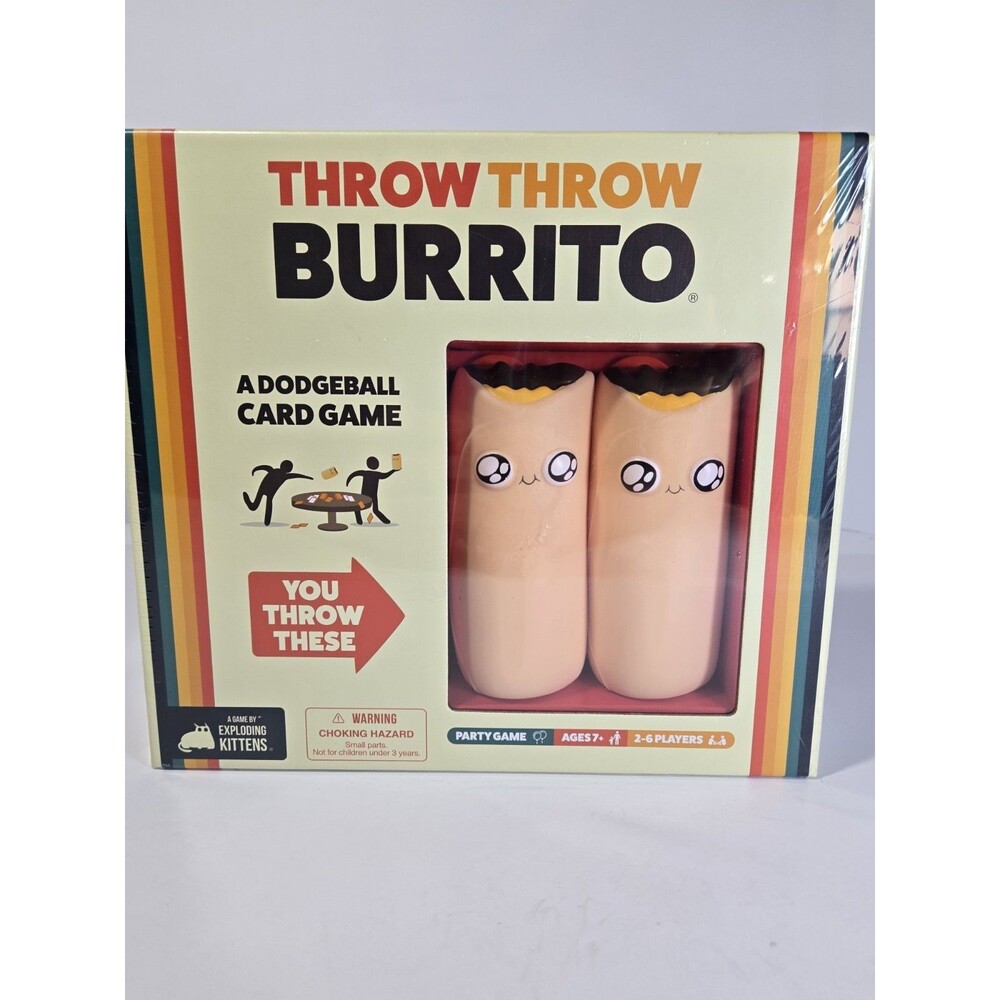 Throw Throw Burrito Original Edition Exploding Kittens Card Game NEW Sealed